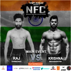 Stepping up as the main event for the Navsari Fighting Championship. As a coach, I don't just talk; I walk the walk and still compete at the highest level, showing my fighters what it takes.