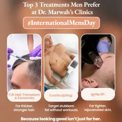 FUE Hair Transplant is a cornerstone of the treatments men prefer at my clinic. It offers a reliable and effective solution for achieving thicker, stronger hair and combating male pattern baldness.