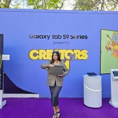 Partnering with Samsung at the Jaipur Literature Festival to launch the Galaxy Tab S9. I create content that seamlessly integrates tech products into lifestyle events, showing their real-world application and appeal.