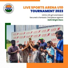 Our U10 team secured a fantastic 2nd place finish at the Live Sports Arena Tournament, a testament to their grit and talent.