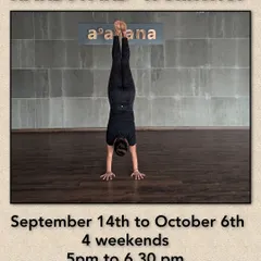 Announcing our all-levels handstand workshop. We provide a structured approach to help you build strength and balance over four weekends.