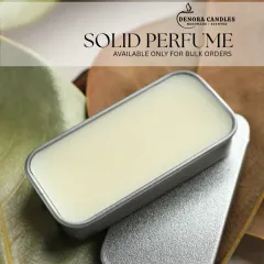 My solid perfumes are skin-friendly and spill-proof, making them an excellent addition to any fragrance line. I offer these for bulk orders and white-label manufacturing, packaged in convenient and stylish slider tins.