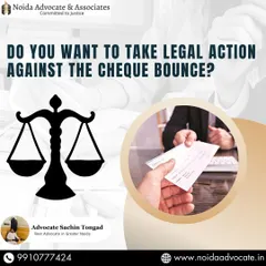 If you want to take legal action against a cheque bounce, I have the years of experience required to effectively represent you.