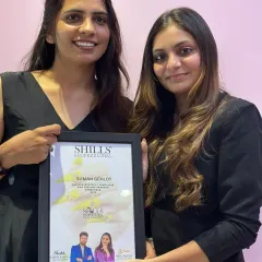 Celebrating another certified nail artist. We ensure every student gets the one-on-one attention needed to master the techniques and earn their diploma.