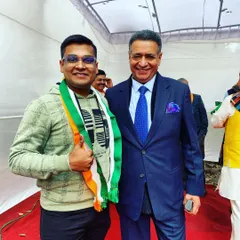 Celebrating Republic Day with the newly elected Chairman of the Bar Council of Delhi. I am proud to be part of a profession that upholds the principles of the Constitution of India.