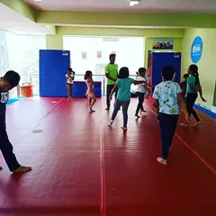 "Tunnel Tag" is a favorite game among our grade schoolers. It's a high-energy activity that teaches spatial awareness, quick reactions, and good sportsmanship.