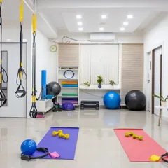 My studio is designed to be a bright and welcoming space for healing and movement. The clean, organized environment allows you to focus on your body and your practice without distraction.