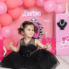 Welcome to the Barbie dream house! This all-pink, glamorous Barbie theme is perfect for the little fashionista in your life.