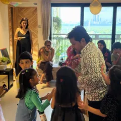 Getting everyone involved in a fun party game. I love being an anchor and game host, making sure all the kids are participating, laughing, and having a fantastic time together.