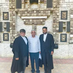 Standing with a passionate citizen litigant at the Delhi High Court. We successfully argued against a corrupt builder mafia, resulting in a demolition order for an illegal construction. This was a victory for citizen activism and the rule of law.