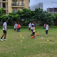 Mastering the fundamentals with cone drills. This exercise is crucial for developing precise dribbling and the ability to navigate tight spaces on the field.