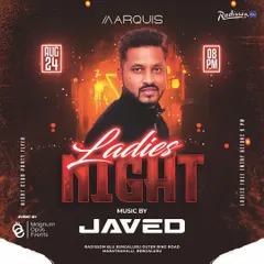 This is the official event flyer for a Ladies Night I hosted at Radisson Blu Marquis. These nights are always a huge hit, with free entry for ladies and a playlist full of dance anthems.
