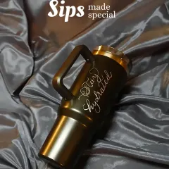 A simple reminder to 'Stay Hydrated', engraved on this sleek tumbler, makes for a thoughtful and practical personalized gift. It’s a wonderful way to encourage a healthy habit with a touch of personal flair.