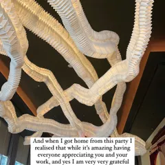 This is a close-up of the origami light fixture at Koko Hyderabad. While it's amazing to have your work appreciated, I've realized my highest highs no longer come from work.