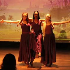 The tragic story of "Dido and Aeneas" was enhanced by our collaboration with live musicians and a digital backdrop, creating a rich, multi-layered performance of this baroque opera.