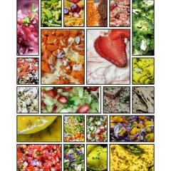 A collage of the colorful and fresh food I love to cook. For me, Holi is a celebration of these vibrant colors of nature that I get to share with you through my food.
