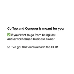 If you're feeling lost or overwhelmed as a business owner, this event is for you. Our goal is to help you move into that "I've got this" energy and unleash the CEO within.