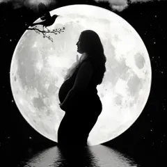 Pure magic. My signature moon backdrop silhouette shots are perfect for creating dramatic and artistic portraits that focus on the beautiful shape of your baby bump. It’s a truly unforgettable image.