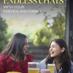This is what it's all about for me: endless chats and easy laughter. I've created plenty of cozy corners surrounded by nature, perfect for catching up with friends and family over a round of craft beers or fresh cocktails.