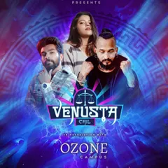 The official event poster for 'Venusta', the Christ Academy Institute of Law's festival. I collaborated with other artists and Ozone Campus to produce a multi-act show.