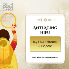 To celebrate the festive season, we have a special Karwa Chauth offer on our Anti-Aging HIFU treatment. This is the perfect way to get a radiant glow with our effective skin tightening procedure.