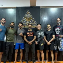 Another shot from our last day at the old location. The team spirit we built here is coming with us to the new chapter.