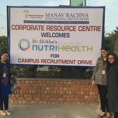 A throwback to a campus recruitment drive at Manav Rachna Educational Institutions. This was an important milestone in my career journey, and it's wonderful to look back at where it all began.