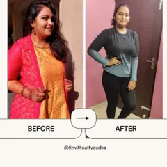 This is what dedication looks like. This before and after shows a significant change achieved through our customized home exercise and nutrition program.