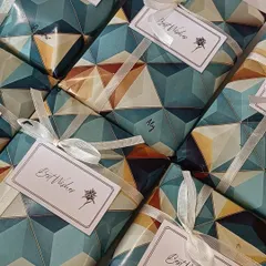 Custom passport covers are a fantastic and useful gift for anyone who loves to travel. This image shows a batch of covers I prepared, each with a personalized nameplate, ready to be gifted. The minimalist packaging keeps it sleek and modern.