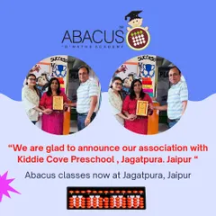We expand our network by associating with established preschools like Kiddie Cove in Jagatpura, Jaipur. This is a strategic advantage for our franchisees looking to start abacus classes.