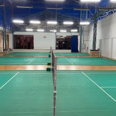 A view of the pristine, well-lit courts at Rush Arena, one of our partner venues. We select only the best infrastructure to provide an optimal playing environment for our tournaments.