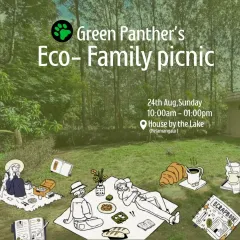 An invitation to our Eco-Family Picnic. We bring families together for a day of relaxation, games, and connection at beautiful, serene locations like this House by the Lake.