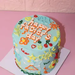 Not just a cake, it's a trip down memory lane. We can turn your childhood doodles into a cake your dad will never forget.