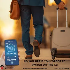 No worries if you forgot to switch off the AC. While you're away, you can easily check the status and turn off your air conditioner from your phone, saving energy and money.