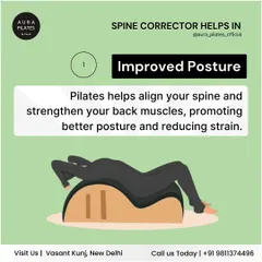 Our Spine Corrector is a secret to a healthier spine. This simple piece of equipment helps align your spine and strengthen back muscles, leading to improved posture and reduced strain.