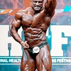 The "Most Muscular" pose. This is where you show the judges everything you've got. The feeling of being on stage, under the lights, after months of prep is indescribable.