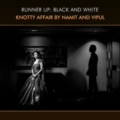 This is the award-winning photograph. A dramatic black and white portrait that plays with light, shadow, and silhouette to create a timeless and evocative image. I'm so proud this piece was recognized.