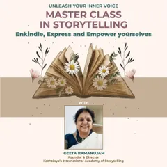 An invitation to welcome the new year by joining my masterclass in Delhi to unfurl the storyteller within you.