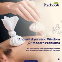 I believe in using ancient Ayurveda wisdom for modern problems. This Anti-Obesity Week, prioritize your health with our holistic weight loss therapies that detoxify and rejuvenate your body naturally.