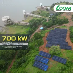 Our expertise extends to critical public infrastructure, like this 700 kW solar system powering a water treatment plant in Chhatrapati Sambhajinagar, Maharashtra. This project shows how renewable energy can support essential services while promoting environmental sustainability.