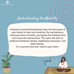 Here we explain how the modality of Conscious Connected Breathwork works. By maintaining a continuous flow of breath, you bypass the thinking mind to access the subconscious, opening the door to profound emotional release.