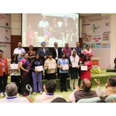 On stage with fellow awardees. Moments like these are a reminder of the hard work and dedication that goes into achieving your dreams.