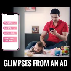 Playing a new dad in this ad for a baby care app was a heartwarming experience. This shot captures a quiet moment of connection, showcasing my ability to convey genuine emotion for family-oriented brand stories.