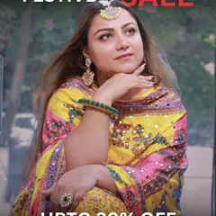Our festive sale is on, with up to 20% off! This is the perfect opportunity to grab stunning ethnic wear accessories, like the maang tikka and emerald green jewelry featured here, to complete your wedding season look.