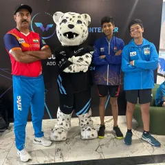 We are pleased to share this picture of Coach Krunal Telang with our players Abhinav K Murthy and Reyansh Jalan at the WTT Youth Contender event in Almaty, Kazakhstan, where they represented India.