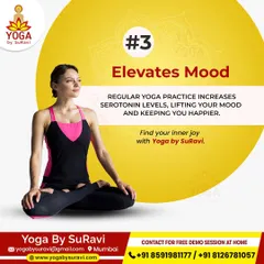 Yoga is a natural mood elevator. Our sessions are designed to increase serotonin levels, helping you feel happier, more positive, and emotionally balanced.