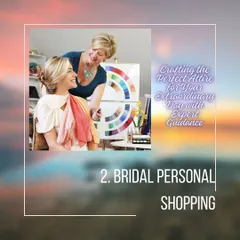 I offer Bridal Personal Shopping services, providing expert guidance to help you craft the perfect attire for your extraordinary day.