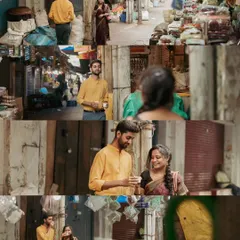 A cinematic pre-wedding reel set to a romantic Kannada song, capturing a couple's journey through a misty, green landscape.