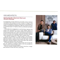 We are thrilled to be recognized in the 'Hot 100' by Architects & Interiors India. This image shows our profile in the prestigious issue, an amalgamation of three distinctive personalities who have become a pioneer of change.