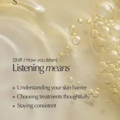 Better care begins with listening. This means understanding your skin barrier, choosing treatments with intention, and staying consistent with your rituals.